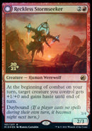 Reckless Stormseeker // Storm-Charged Slasher (PRE-157S) - Innistrad: Midnight Hunt Promos: (Double Faced Transform) Foil