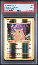 2016 Pokemon Xy Evolutions Evolutions Pikachu-Rev.Foil 9 PSA #35