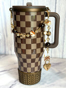 Leopard Luxe Deluxe Tumbler Charm Necklace