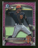 2025 Bowman Draft Chrome Fuchsia Reptilian Refractor Josuar Gonzalez #BDC-182