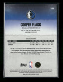 2025-26 Topps Signature Class Blue & Orange Cooper Flagg Rookie #101