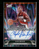 2025-26 Topps Chrome Orange Galactic Refractor Clyde Drexler #/25 AU #SS-CD
