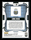 2026 Panini Prizm FIFA World Cup Wave Prizms Lionel Messi #10