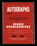 2025 Topps Chrome UFC Green Refractor Khabib Nurmagomedov #/99 AU #OLA-KN