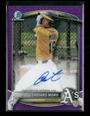 2025 Bowman Chrome Prospect Purple Mojo Shotaro Morii #/199 AU #BMA-SM