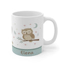 Dream Big Owl Mug โ Personalized 11oz Cute Nursery Coffee Cup