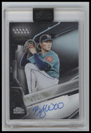 2026 Topps Chrome Black Refractors Bryan Woo #/199 AU #CBA-BW Encased