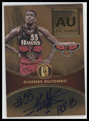 2016-17 Panini Gold Standard AU Autographs Dikembe Mutombo #/79 AU #AU-DM