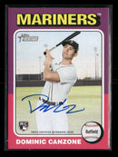 2024 Topps Heritage Real One Autographs Dominic Canzone AU #ROADC