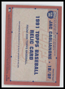 2026 Topps Baseball 35th Anniversary Relics Jac Caglianone #91R-JCA
