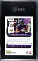 2022 Donruss Premium Press Proof Justin Jefferson 10 SGC #103