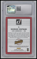 2019 Donruss Highlights Red Shohei Ohtani #/149 9.5 CSG #H1