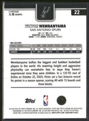 2025-26 Topps Chrome Update Aqua RayWave Refractor Victor Wembanyama #/199 #22