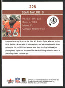2004 Ultra Sean Taylor RC #228