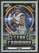 2024 Topps Chrome Cosmic Star Command Bo Nix #SC-7