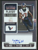 2023 Panini Contenders Playoff Ticket Tank Dell RC #/149 AU #127