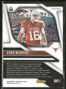 2025 Panini Prizm Draft Picks Prizms Red Ice Arch Manning #166