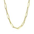 14K Yellow Gold Bold Paperclip Chain (4.2 mm)