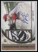 2021 Topps Momentous Material Jumbo Patch Auto Emerald Joey Votto #/1 #MMJPA-JV