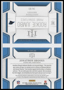 2024 Panini N T Rookie Jumbo Prime Auto Booklet Jonathon Brooks #/99 #RJPS-JBS