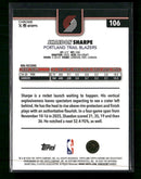 2025-26 Topps Chrome Update Green Refractor Shaedon Sharpe #/99 #106