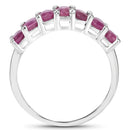 1.89 Carat Genuine Ruby .925 Sterling Silver Ring