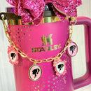 Malibu Girl Deluxe Tumbler Charm Necklace