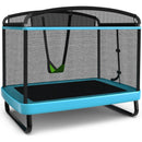 6 Feet Kids Entertaining Trampoline with Swing Safety Fence
