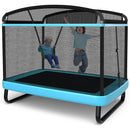 6 Feet Kids Entertaining Trampoline with Swing Safety Fence