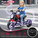 6V Kids Electric Motorcycle with LED Headlight and Music for Toddlers Aged 3-5