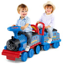 6V Ride on Train 2-Seater with Carriage and Flashing LED Lights