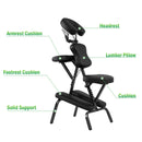 PU Leather Pad Travel Massage Chair with
