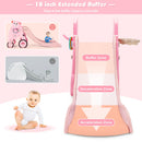 4-in-1 Foldable Baby Slide Toddler Climber Slide PlaySet with Ball
