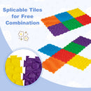 Interlocking Sensory Mats 6-Piece Set with Textured Surfaces