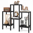 6-Tier Plastic Modular Storage Shelves for Living Room and Kitchen