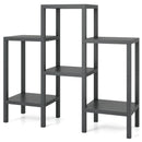 6-Tier Plastic Modular Storage Shelves for Living Room and Kitchen