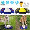 Dog Water Fountain Multifunctional Automatic Pet Water Dispenser Outdoor Step-on Activated Sprinkler for Drinking Shower Fun
