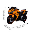 Kids Motorcycle 12V Motorcycle For Kids 3 4 5 6 Years Boys Girls 12v7ah Kids Motorcycle Ride On Toy With Training Wheels Manual Throttle Drive By Hand Lighting Wheels