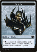 Ob Nixilis of the Black Oath Emblem (C14-35 // 16) - Commander 2014 Tokens