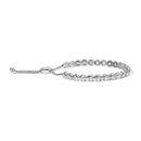 14K White Gold 6.00 Cttw Diamond 4â€-10†Adjustable Bolo Tennis Bracelet (I-J Color, I1-I2 Clarity)