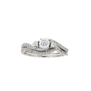 .70ct Diamond Engagement Ring Set 14KT White Gold