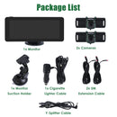 1080P Dual Baby Car Monitor – 120° Wide View, Night Vision, HD Split Screen