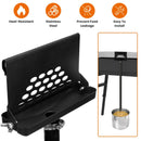 Rear Grease Drainage Funnel Fit For Blackstone Griddle Grease Catcher With 39.76IN Heat Resistant Hose Stainless Steel Grease Collector