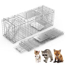 31×12×11" Heavy-Duty Folding Animal Trap | Humane Catch-and-Release Cage
