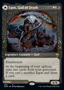 Egon, God of Death // Throne of Death (KHM-306) - Kaldheim: (Showcase) Foil