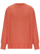 Round Neck Long Sleeve Sweater
