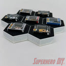 7-CELL Honeycomb Wall Display for Bitty Pops | Organize 7 Bitty Pops for easy display!