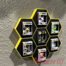 7-CELL Honeycomb Wall Display for Bitty Pops | Organize 7 Bitty Pops for easy display!