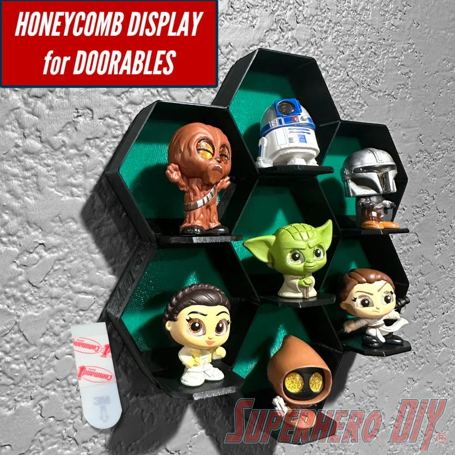 7-CELL Honeycomb Wall Display for Disney Doorables