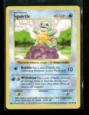 Base Set (Shadowless) Squirtle Unlimited #063/102